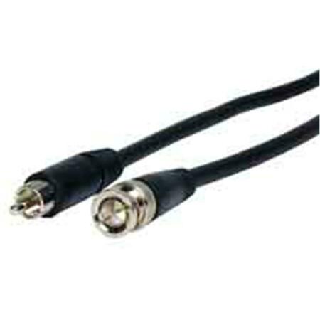 Comprehensive HR Pro Series BNC Plug to RCA Plug Video Cable 10ft B-PP-C-10HR